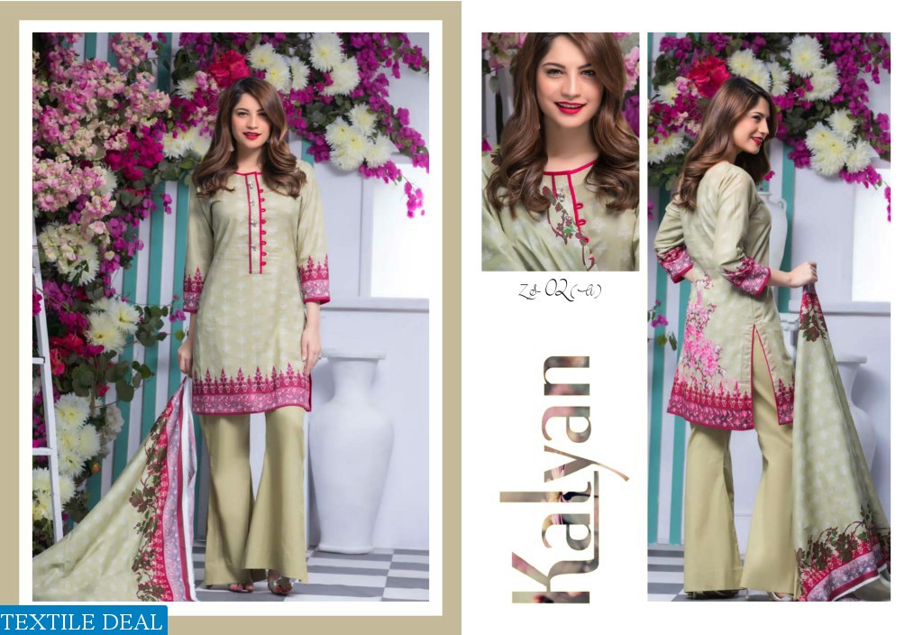 Zs kalyan printed lawn collection Wholesale pakistani dress material
